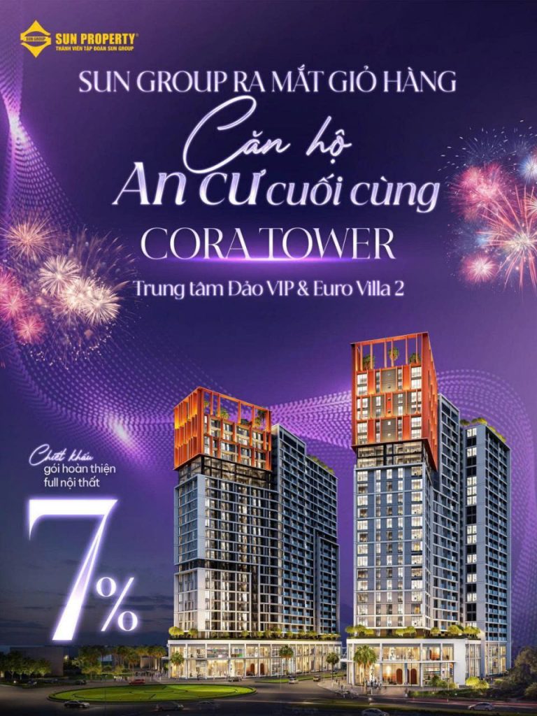 chính sách an cư tại Cora Tower
