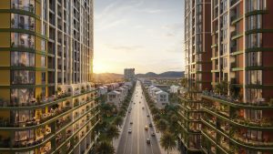 Tầm nhìn cảnh quan thiên nhiên của căn hộ Sun Group Nam Đà Nẵng