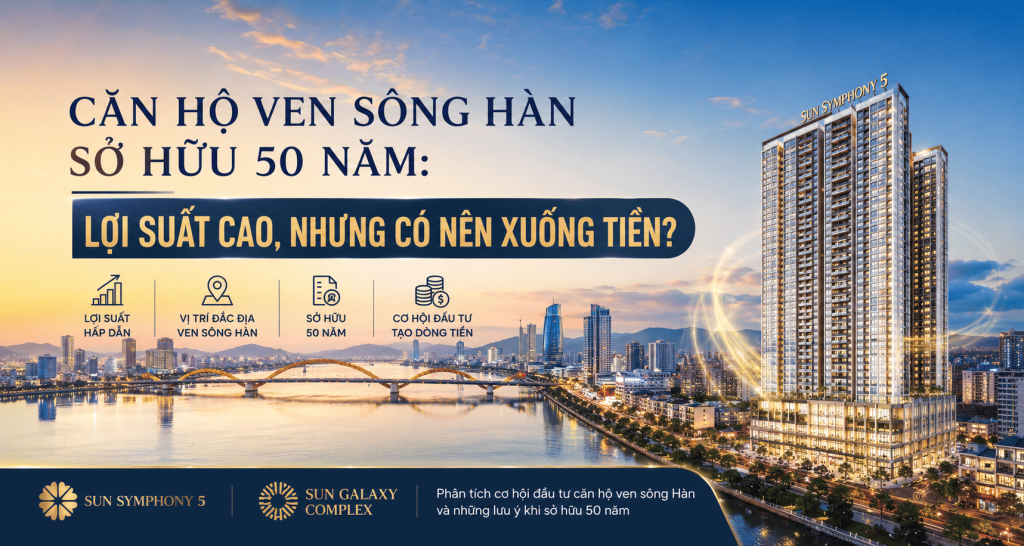 Căn hộ ven sông Hàn sở hữu 50 năm: Lợi suất cao, nhưng có nên xuống tiền?