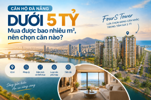 Căn hộ Đà Nẵng dưới 5 tỷ: mua được bao nhiêu m², nên chọn căn nào?